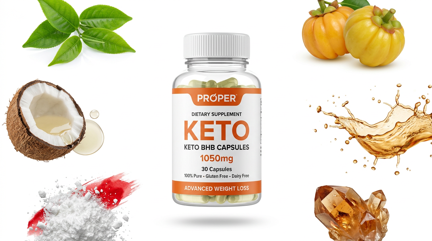 Proper Keto Capsules — composición holística del producto